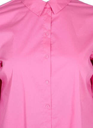 Langermet skjorte med høy mansjett, Aurora Pink, Packshot image number 3