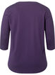 Treningsgenser med 3/4-ermer, Lilla, Packshot image number 1