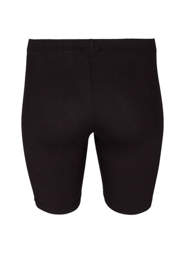 Ensfargede basis sykkelshorts, Black, Packshot image number 1