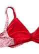 Blomstret bikinioverdel med avtakbar polstring, Rosa, Packshot image number 3