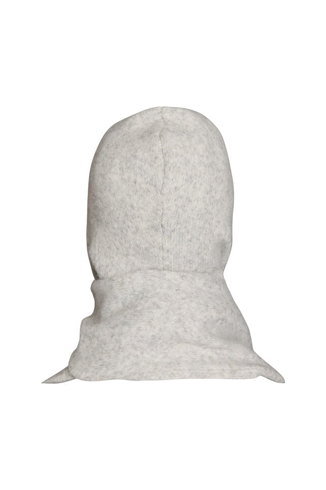 Strikket hette skjerf, Gr&aring;, Packshot image number 1