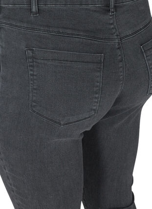 Zizzi Jeggings i bomullsblanding, Grey Denim, Packshot image number 2