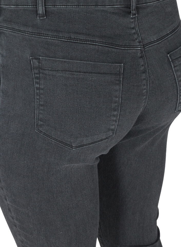Jeggings i bomullsblanding, Grey Denim, Packshot image number 2