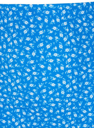 Bikinitruse med ekstra høyt liv og blomstermønster, Blue Flower Print, Packshot image number 2