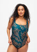 Badedrakt med blomstertrykk, Zebra Flower, Model image number 0
