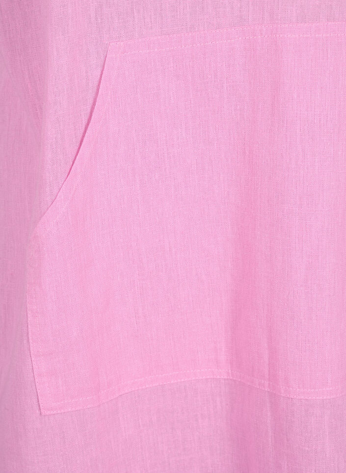 Hettekjole i bomullsblanding med lin, Rosebloom, Packshot image number 2