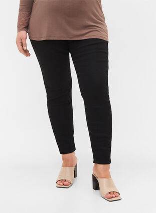 Jeggings med lommer, Black, Model image number 2