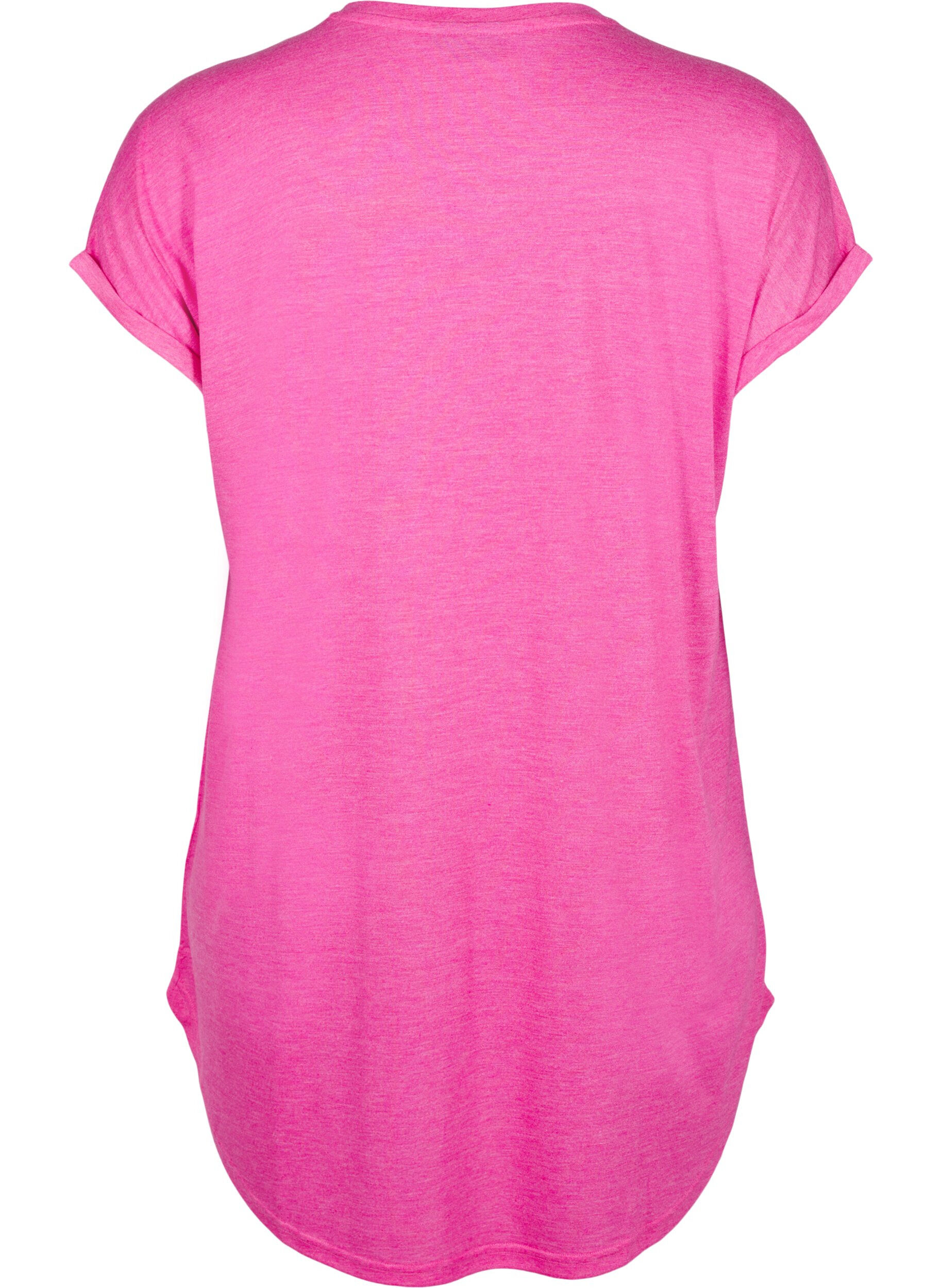 Zizzi Nattkjole med korte ermer og tekstprint, 9990, Packshot image number 1