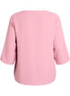 Bluse med 3/4 ermer, Rosa, Packshot image number 1