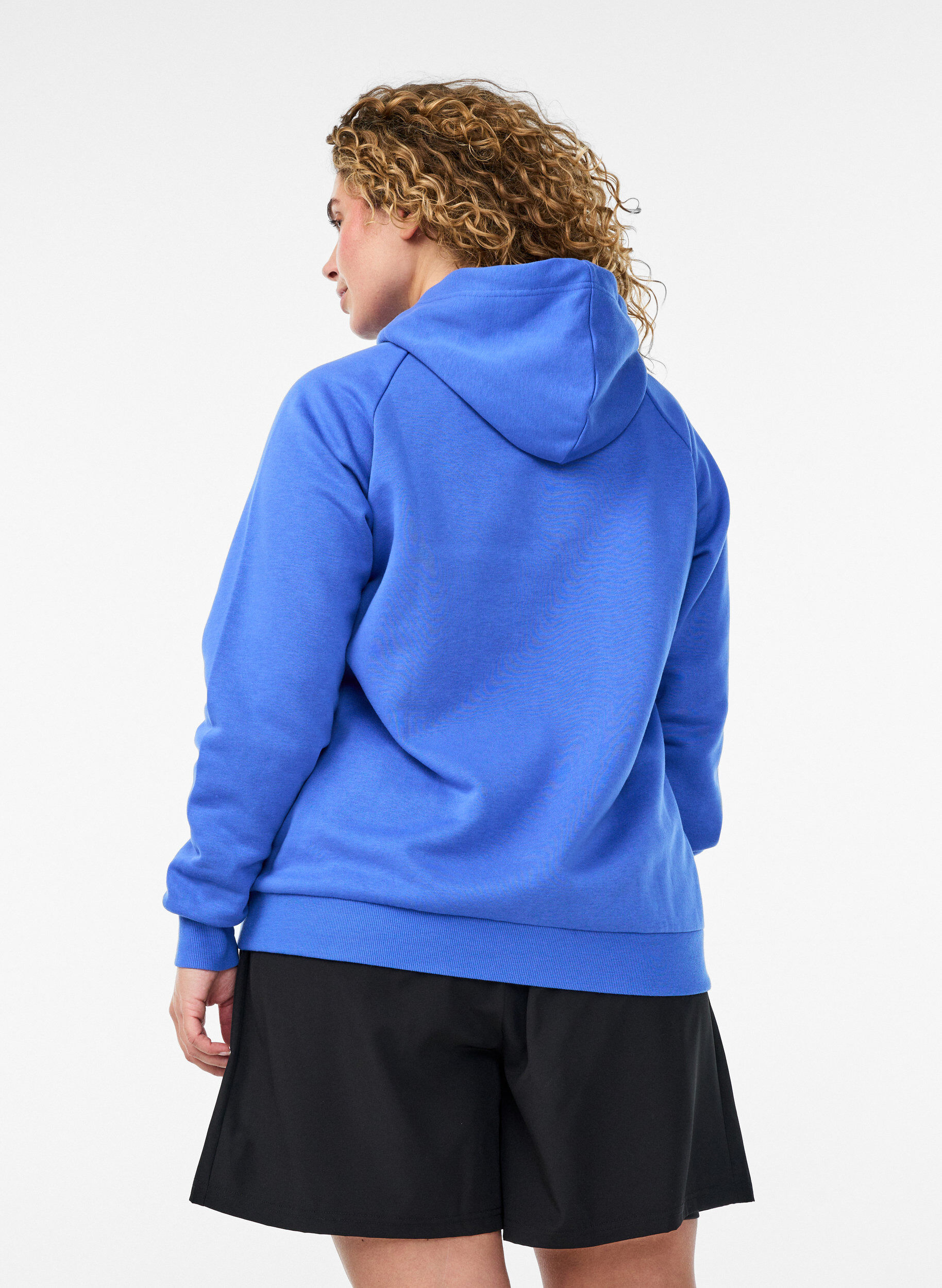 ZizziHettegenser med brodert motiv foran, Bl&aring;, Model image number 2
