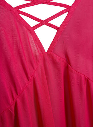 Zizzi Nattkjole i mesh med string, Jazzy, Packshot image number 2