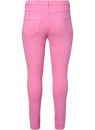 Amy jeans med høy midje og supersmal passform, Rosebloom, Packshot image number 1