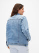 Kort dongerijakke i bomull, Light blue denim, Model image number 1