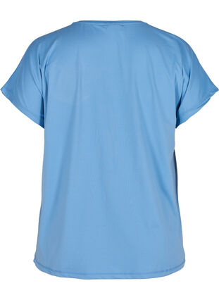 Ensfarget t-skjorte til trening, Allure, Packshot image number 1