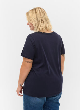 T-skjorte i bomull med trykk, Night Sky UPBEAT, Model image number 1