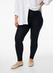 Basis leggings i viskose, Svart, Model image number 0