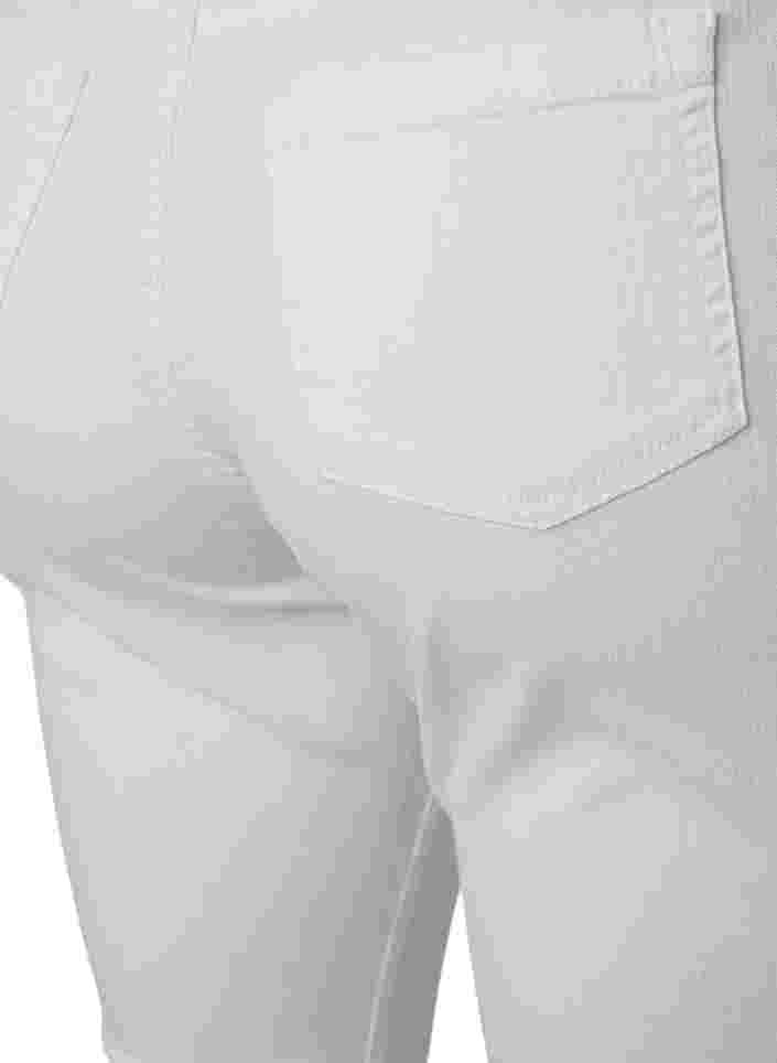 Ellen bootcut jeans med høyt liv, White, Packshot image number 3