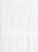 A-formet tunika med volanger, Hvit, Packshot image number 2