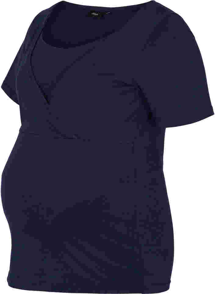 T-skjorte til gravide i bomull, Night Sky, Packshot image number 0