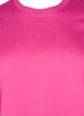 Basic T-skjorte i bomull med rund hals, Rosa, Packshot image number 2