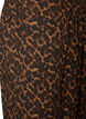 Ballongbukser med h&oslash;yt liv og all-over-m&oslash;nster, Brun, Packshot image number 2
