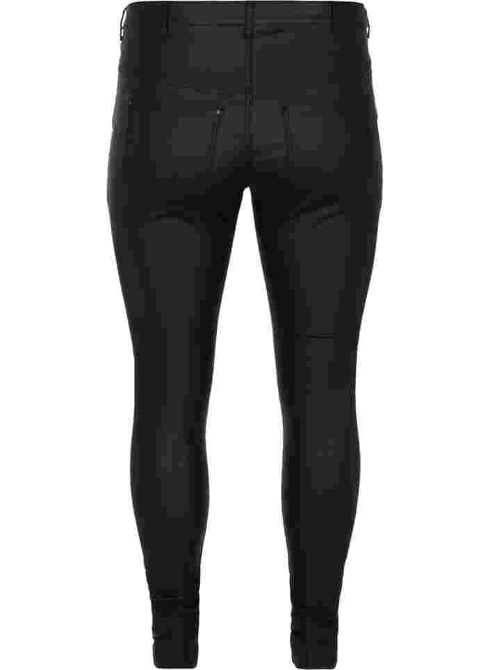Coated Amy jeans, Black coated, Packshot image number 1