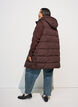 Lang vest med hette og lommer, Brun, Model image number 1