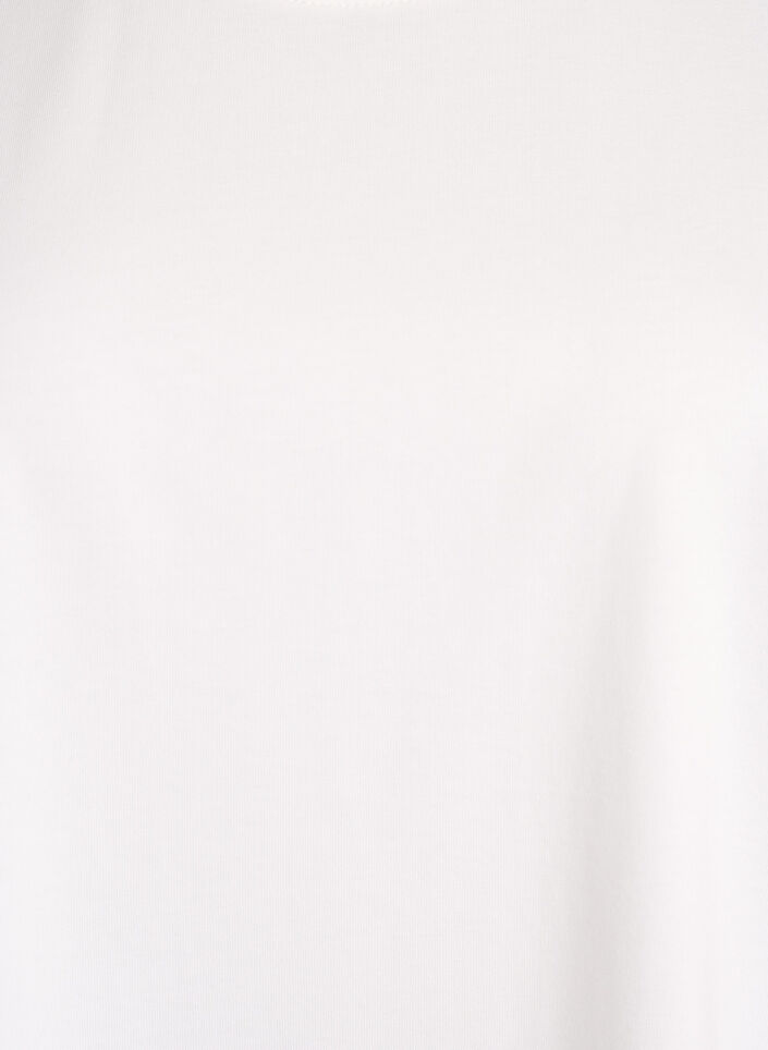 Oversized T-skjorte med halve ermer, Hvit, Packshot image number 2
