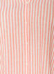 Bluse i lin og viskose med V-hals, Orange, Packshot image number 2