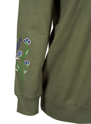 Zizzi Genser med broderte blomster, D. L. Green W. emb., Packshot image number 3