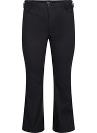 Ellen bootcut jeans med høyt liv, Black