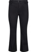 Ellen bootcut jeans med høyt liv, Black, Packshot image number 0