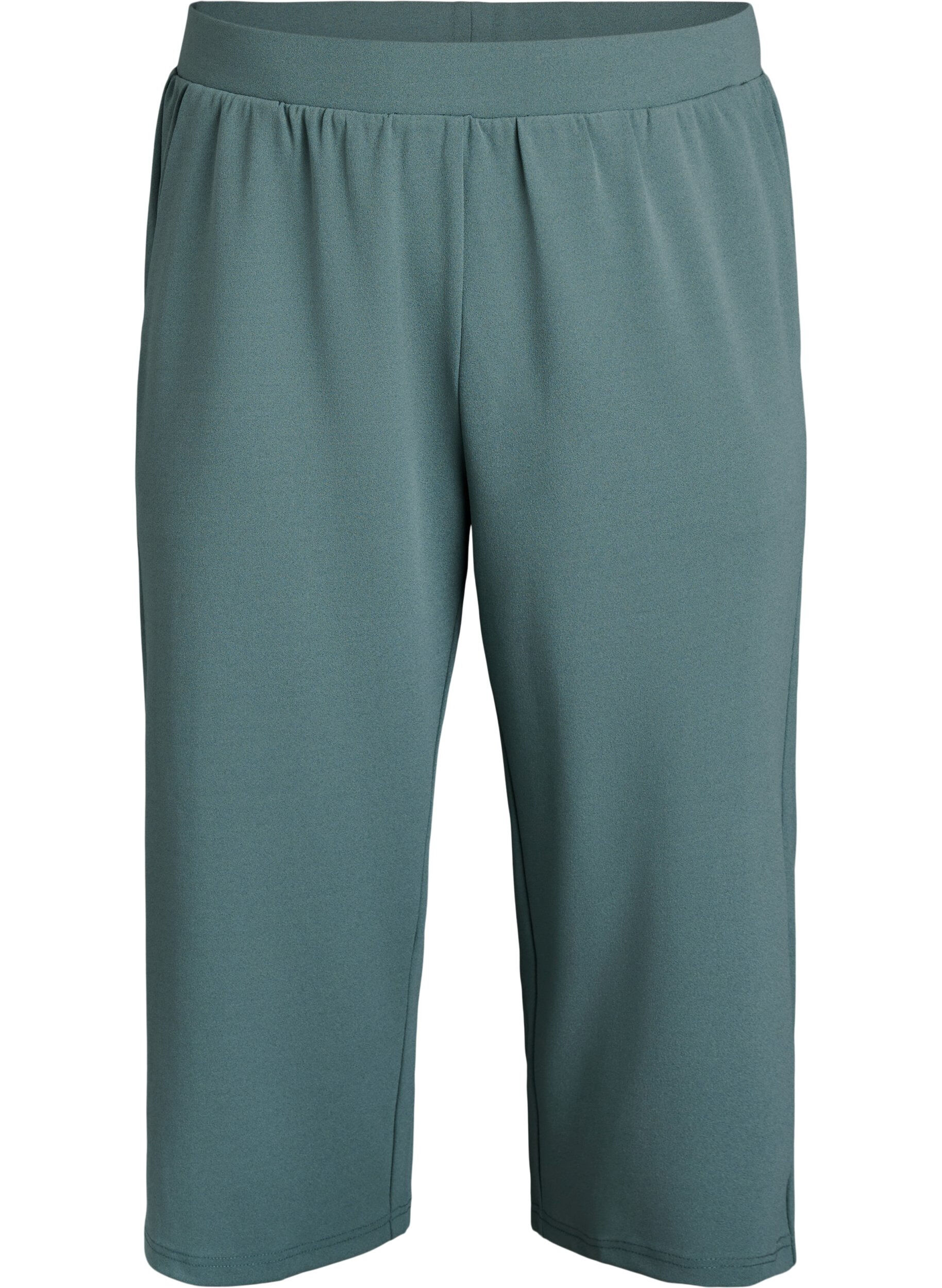 Zizzi H&oslash;ytlivs knickers med l&oslash;s passform, Gr&oslash;nn, Packshot image number 0