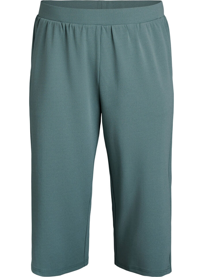 H&oslash;ytlivs knickers med l&oslash;s passform, Gr&oslash;nn, Packshot image number 0