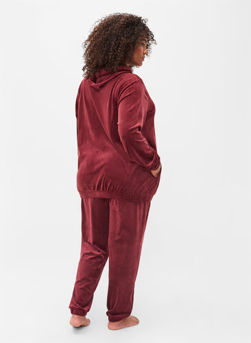 Velurbukser, Cabernet, Model image number 1