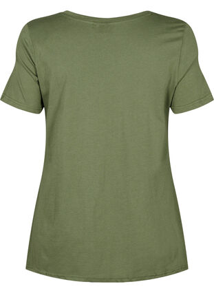T-skjorte av bomull med korte ermer, Thyme PRESENT, Packshot image number 1