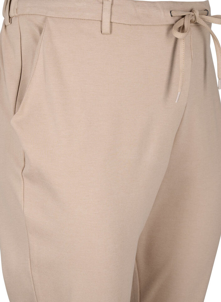 Croppede Maddison-bukser, Beige, Packshot image number 2
