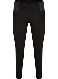 Leggings med bred strikk i livet, Black