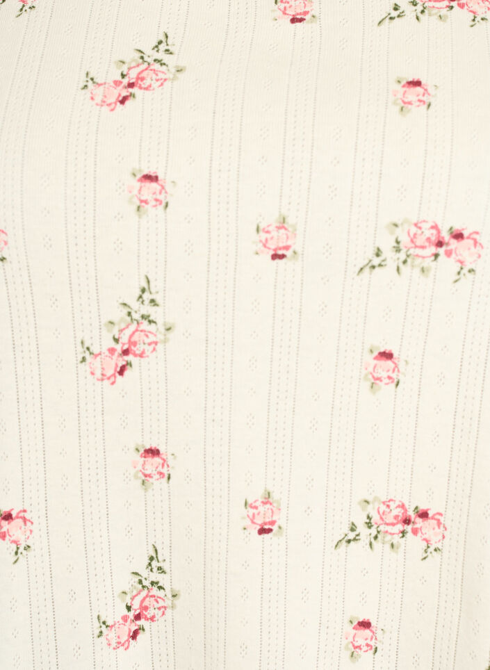 Pyjamatopp i &oslash;kologisk bomull med cap-ermer, 9990, Packshot image number 2