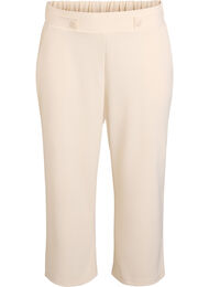 7/8-bukser med l&oslash;s passform, Beige