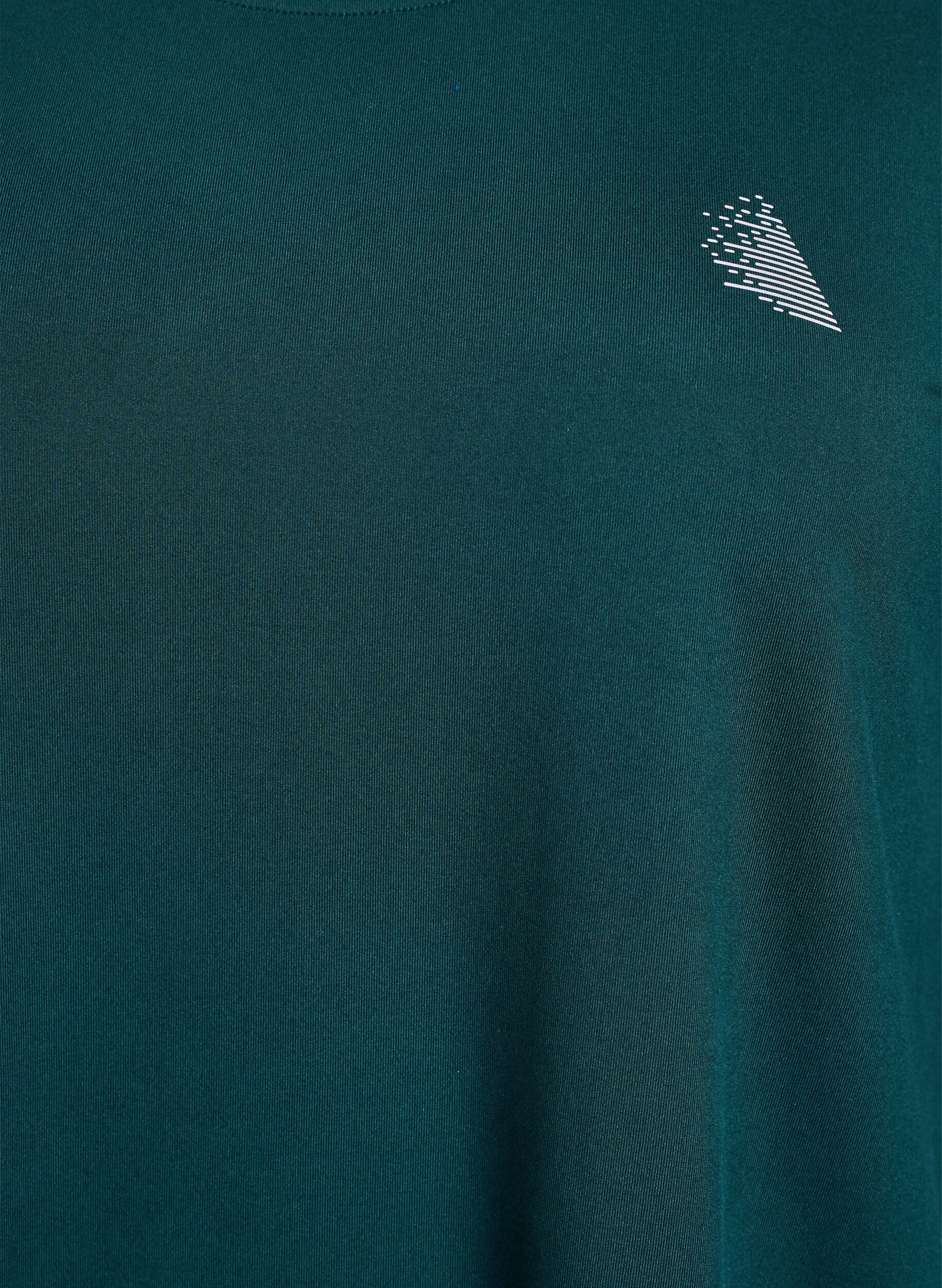 ZizziTreningsbluse med 3/4-ermer, Gr&oslash;nn, Packshot image number 2