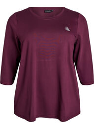 Treningsbluse med 3/4-ermer, Winetasting