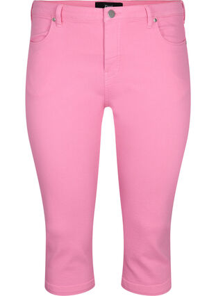 Zizzi Tettsittende Emily capribukser, Rosebloom, Packshot image number 0