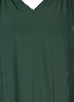Kortermet kjole med A-form og lommer, Scarab, Packshot image number 2