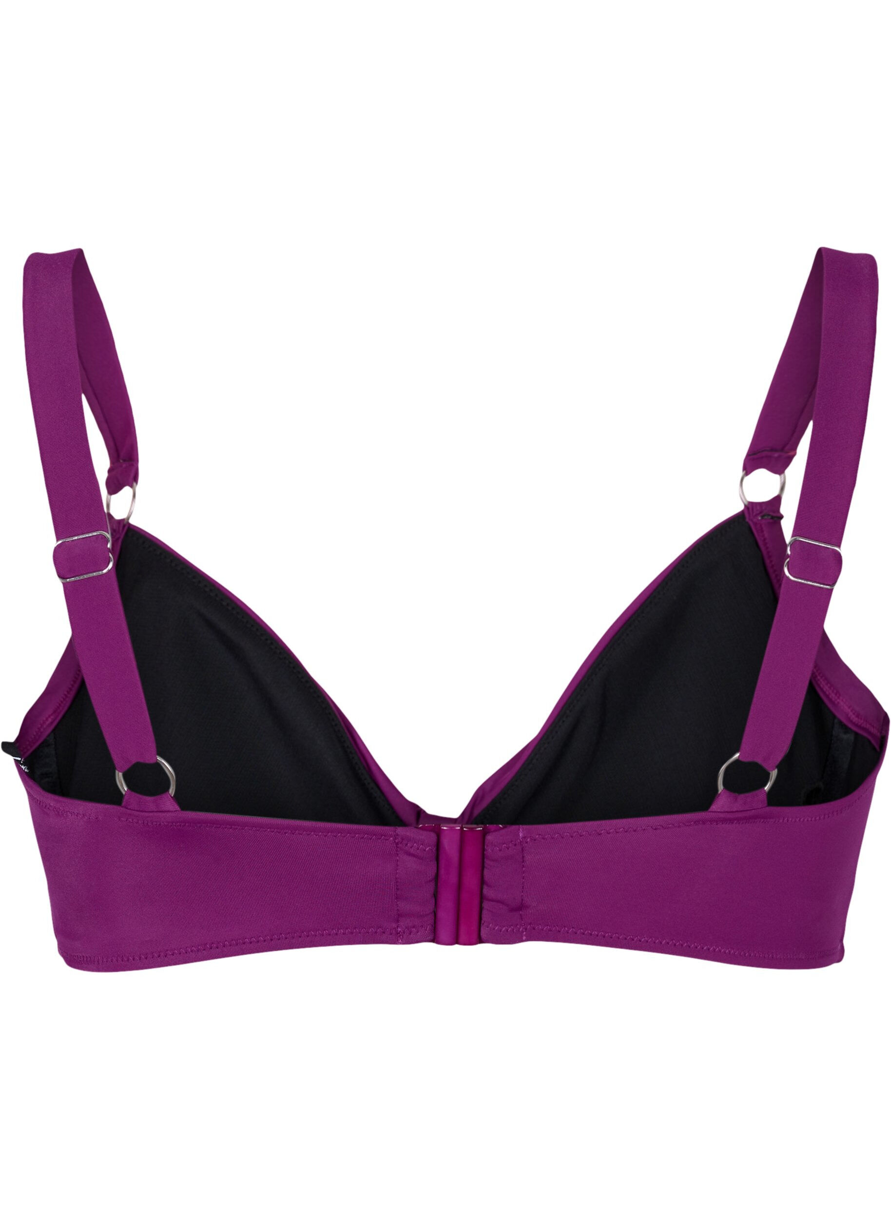 Zizzi Bikinitopp, Dark Purple, Packshot image number 1