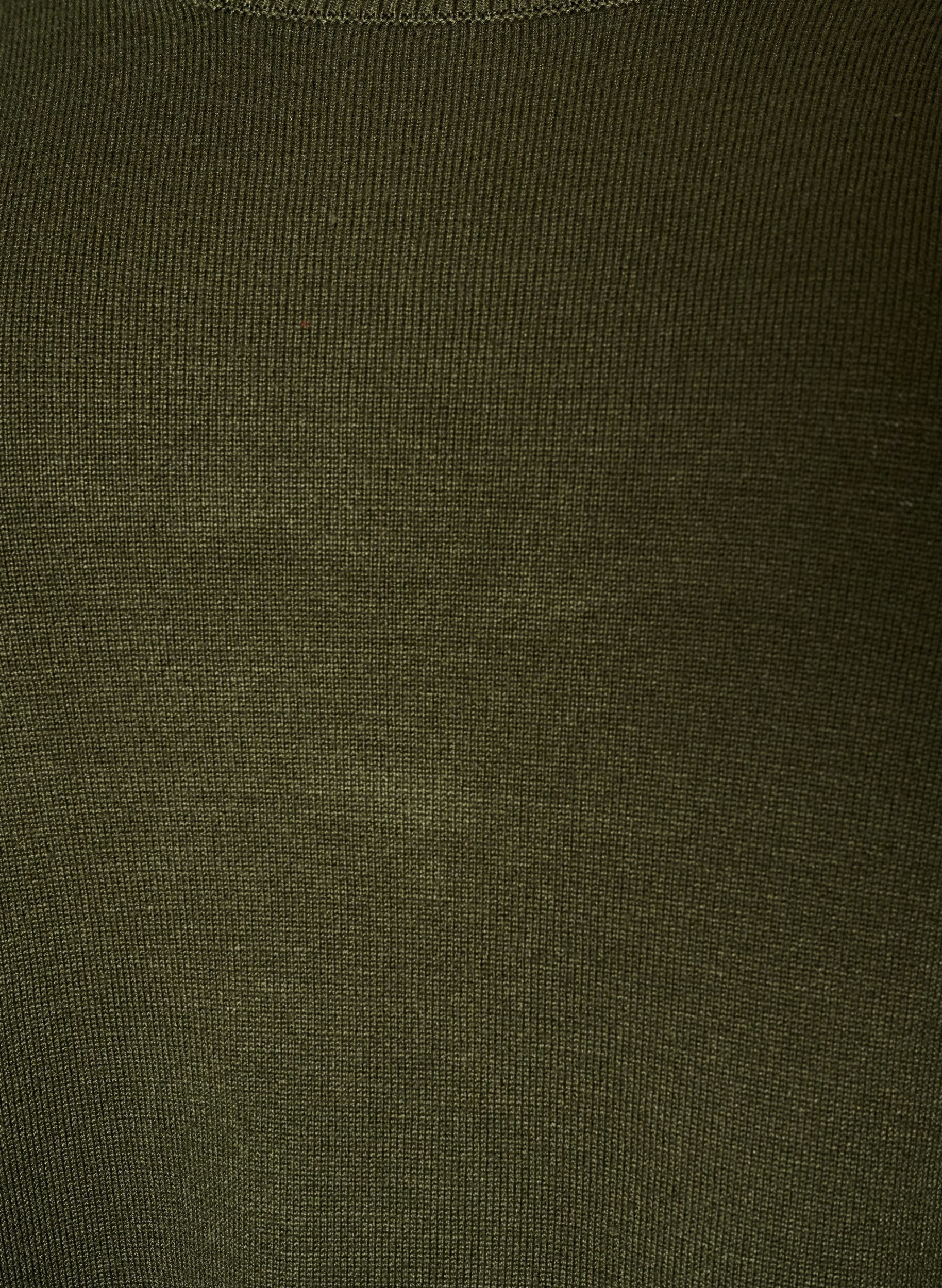 ZizziStrikkebluse med knapper p&aring; siden, Gr&oslash;nn, Packshot image number 2