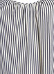 Sommerkjole med striper og A-form, Svart, Packshot image number 2