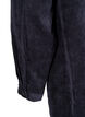 Lang cordfløyelskjole med knapper, Black, Packshot image number 4