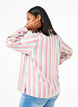Stripete satengskjorte med krage, Rose Stripe, Model image number 1