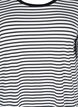 T-skjorte med TENCEL&trade; Lyocell og striper, Hvit, Packshot image number 2